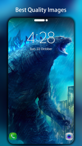 اسکرین شات برنامه Kaiju Godzilla Wallpapers 4K 2