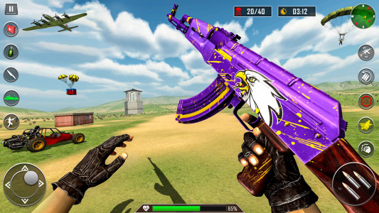 اسکرین شات 1 برنامه Fps Robot Shooting : Gun Games