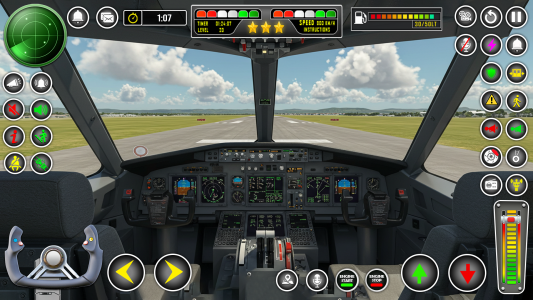 اسکرین شات 5 بازی Airplane Pilot Flight Game