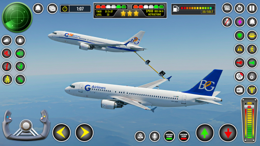 اسکرین شات 3 بازی Airplane Pilot Flight Game