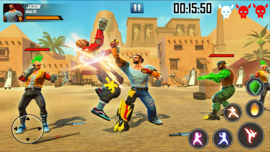 اسکرین شات 1 بازی Kung Fu Karate Fighting Game