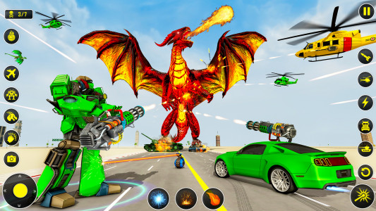 اسکرین شات 7 برنامه Drone Robot Car Game 3D