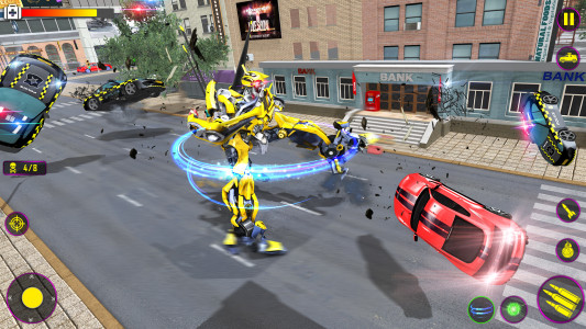 اسکرین شات برنامه Heli Robot Car Game:Robot Game 8