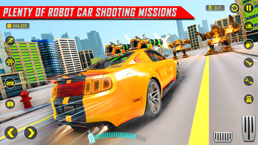 اسکرین شات برنامه Lion Robot Car Game:Robot Game 7