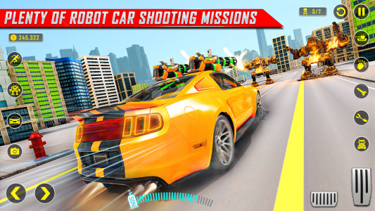 اسکرین شات برنامه Lion Robot Car Game:Robot Game 7