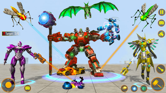 اسکرین شات 7 برنامه Mosquito Game: Robots Game