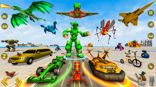 اسکرین شات 3 برنامه Mosquito Game: Robots Game
