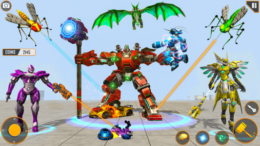 اسکرین شات برنامه Mosquito Robot Car: Robot Game 5