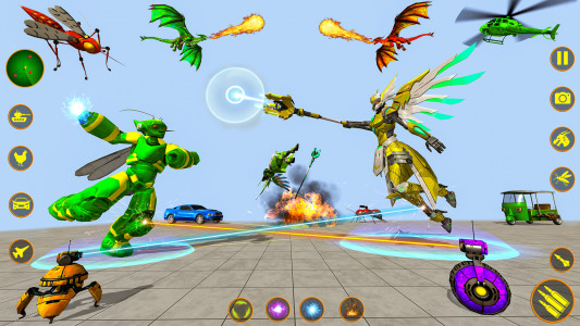 اسکرین شات 8 برنامه Mosquito Game: Robots Game