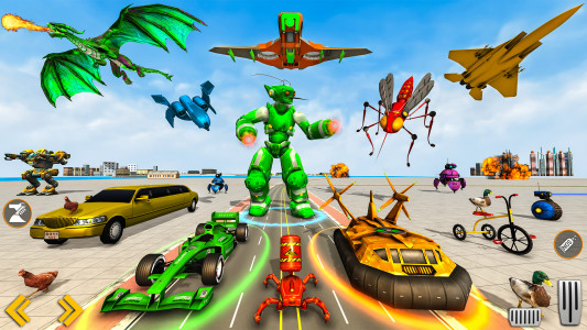 اسکرین شات برنامه Mosquito Robot Car: Robot Game 1