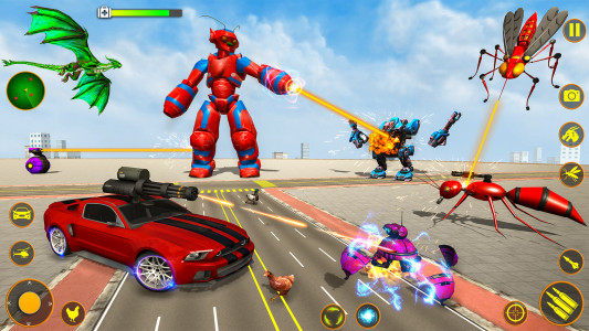 اسکرین شات 5 برنامه Mosquito Game: Robots Game