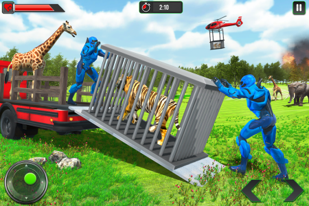 اسکرین شات برنامه Police Robot Animal Rescue 3D 2