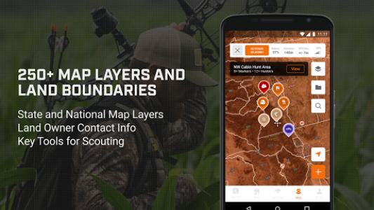 اسکرین شات برنامه HuntWise: The Hunting App 3