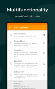 اسکرین شات برنامه Touch Lock: 1-tap, shake & voice launch 3