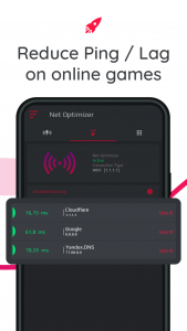 اسکرین شات برنامه Net Optimizer: Optimize Ping 6