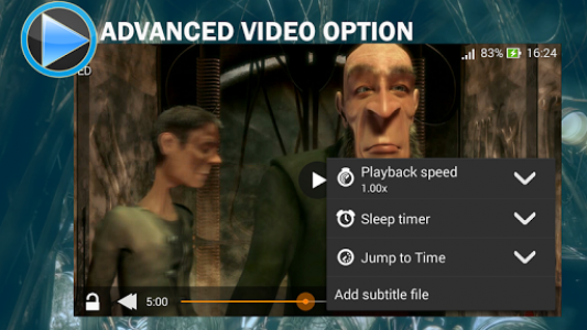 اسکرین شات برنامه HD video player 2