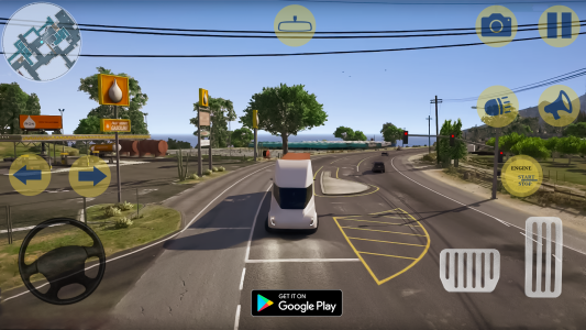 اسکرین شات بازی US Cargo Truck Games 3D 1