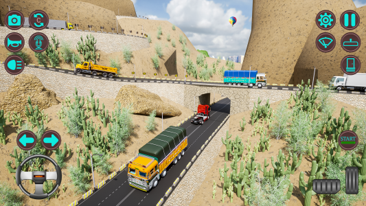 اسکرین شات 6 بازی Indian Truck Offroad Cargo Sim