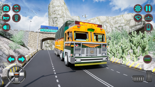 اسکرین شات بازی Indian Truck Offroad Cargo Sim 1