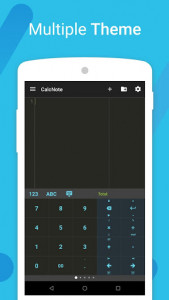 اسکرین شات برنامه CalcNote - Notepad Calculator 4