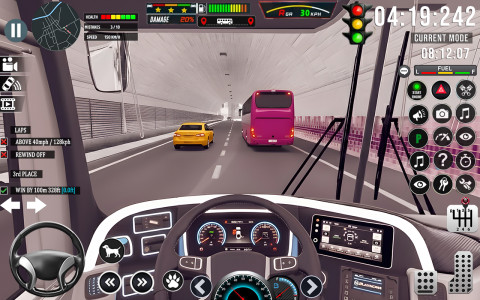 اسکرین شات 3 بازی US Highway Bus Driving Game