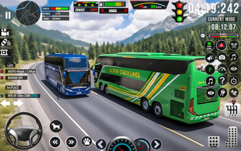 اسکرین شات 4 بازی US Highway Bus Driving Game