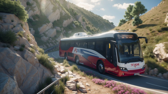 اسکرین شات بازی City Bus Driving — Bus Games 3