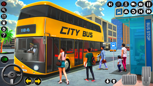 اسکرین شات 1 بازی Passenger Bus Driving Games 3D