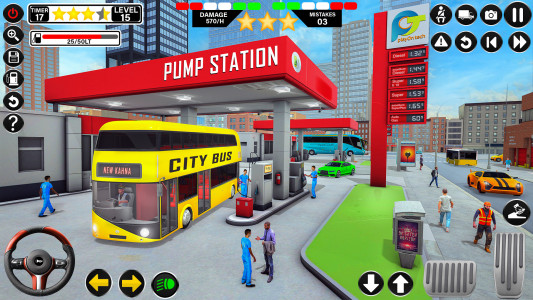 اسکرین شات 3 بازی Passenger Bus Driving Games 3D