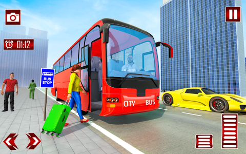 اسکرین شات برنامه City Coach Bus Simulator 3d - Free Bus Games 2020 1