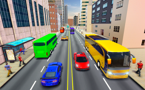 اسکرین شات برنامه City Coach Bus Simulator 3d - Free Bus Games 2020 3