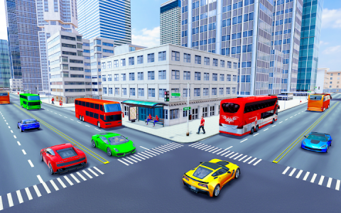 اسکرین شات برنامه City Coach Bus Simulator 3d - Free Bus Games 2020 4
