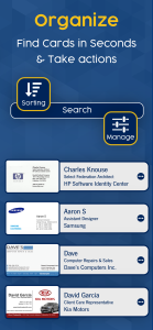 اسکرین شات 2 برنامه Business Card Scanner & Reader