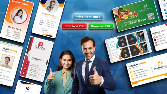 اسکرین شات 4 برنامه Business Card Maker & Creator