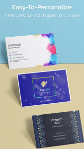 اسکرین شات برنامه Business Card Maker, Templates 1