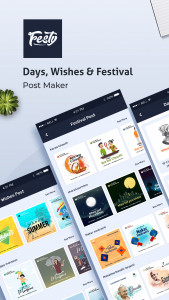 اسکرین شات 1 برنامه Festy : Festival Post Maker