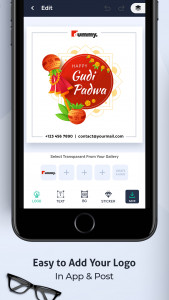 اسکرین شات 4 برنامه Festy : Festival Post Maker