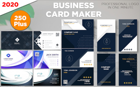اسکرین شات برنامه Business Card Maker: Visiting Card Maker 2020 4