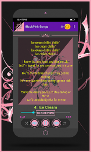 اسکرین شات برنامه Blackpink Songs - Offline Lyrics 2