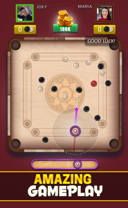 اسکرین شات 3 بازی Carrom Club: Real Carrom Board