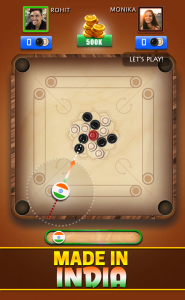 اسکرین شات 1 بازی Carrom Club: Real Carrom Board