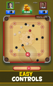 اسکرین شات 2 بازی Carrom Club: Real Carrom Board