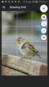 اسکرین شات برنامه Drawing Grid 1