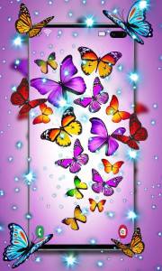 اسکرین شات 6 برنامه Butterfly Wallpaper