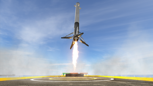 اسکرین شات بازی First Stage Landing Simulator 1