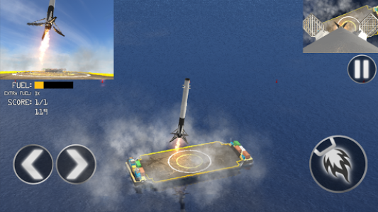 اسکرین شات بازی First Stage Landing Simulator 2