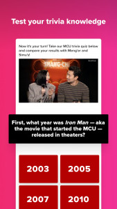 اسکرین شات 2 برنامه BuzzFeed - Quizzes & News