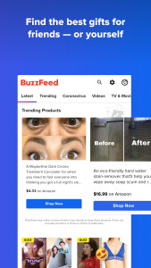 اسکرین شات 6 برنامه BuzzFeed - Quizzes & News