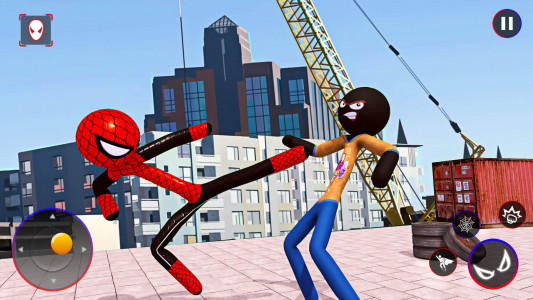 اسکرین شات بازی Spider Stickman Rope: Hero Man 5