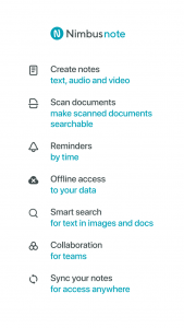 اسکرین شات برنامه Nimbus Note - Useful notepad 1